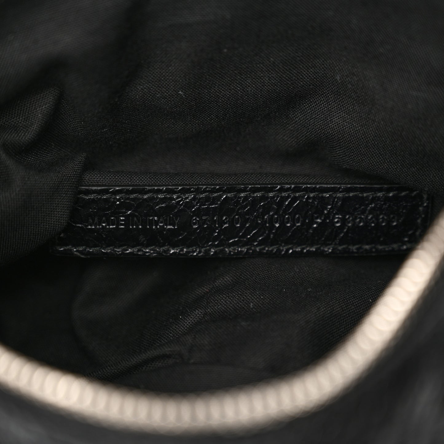 Agneau Arena Small Le Cagole Shoulder Bag Black