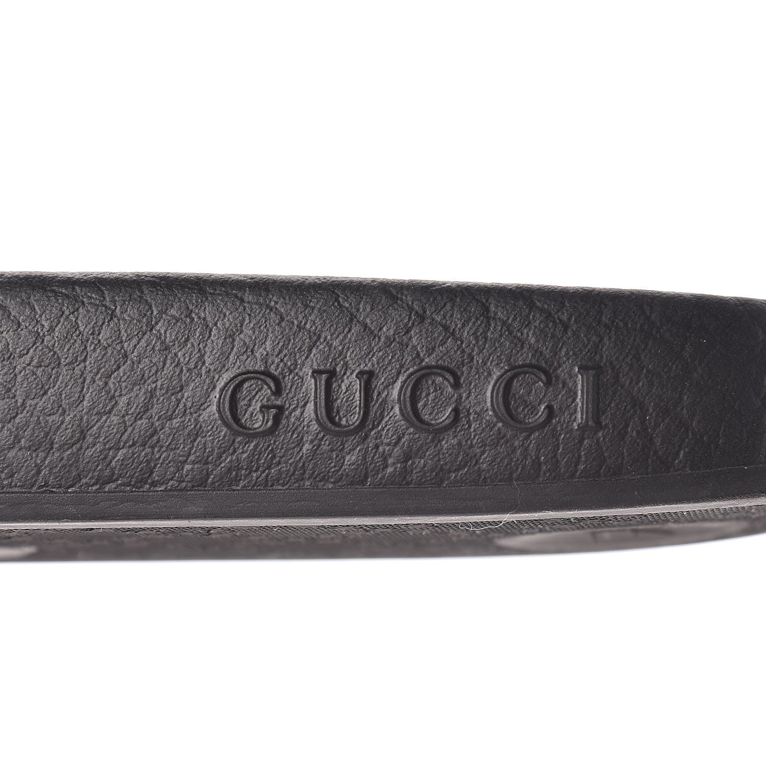 Gucci X SEGA Supreme Canvas GUCCY Stars Womens Slide Sandals 36 Black Gold 6 of 8