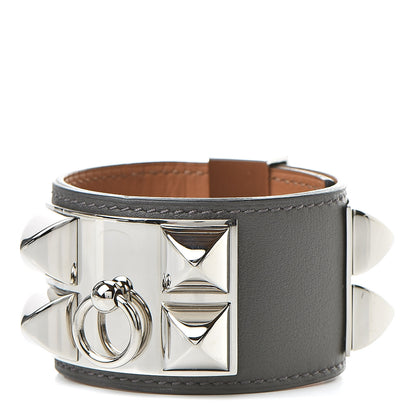 Hermes Swift Collier De Chien CDC Bracelet S Graphite 1 of 6