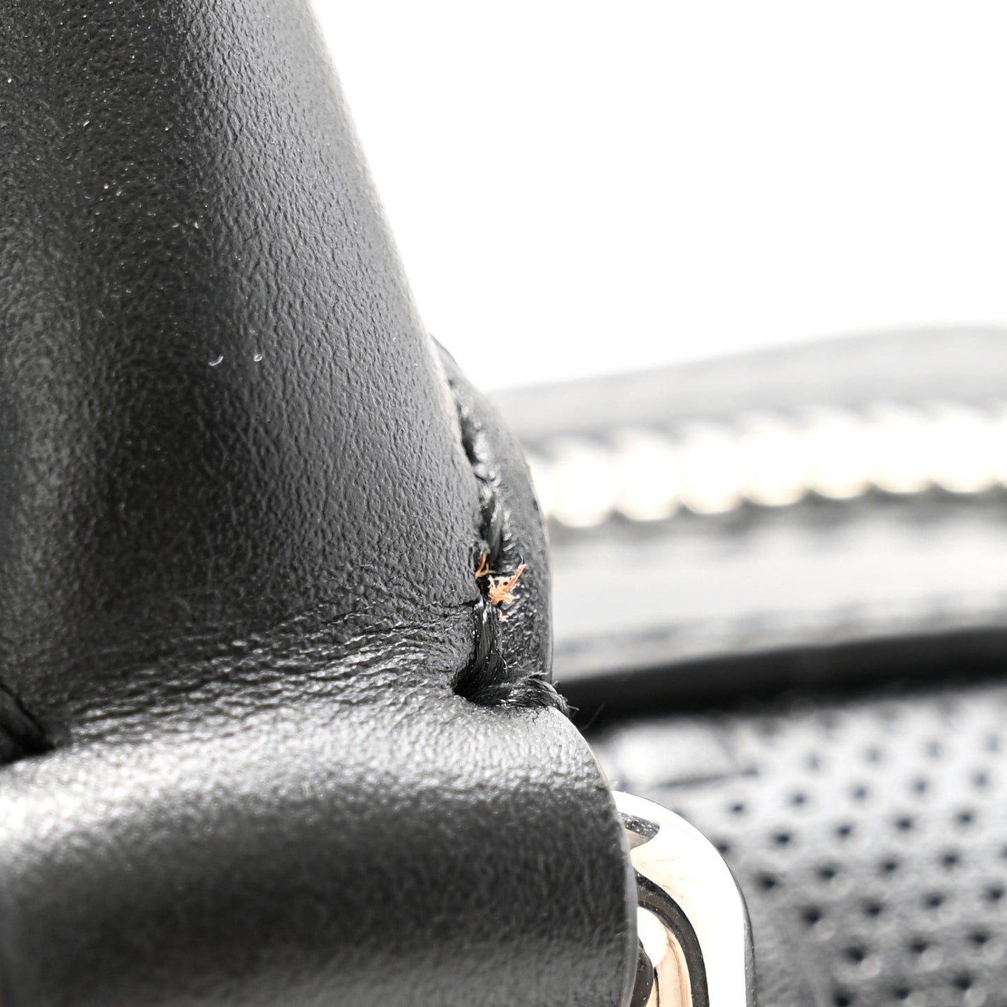 Calfskin GG Tennis Embossed Mini Duffle Bag Black