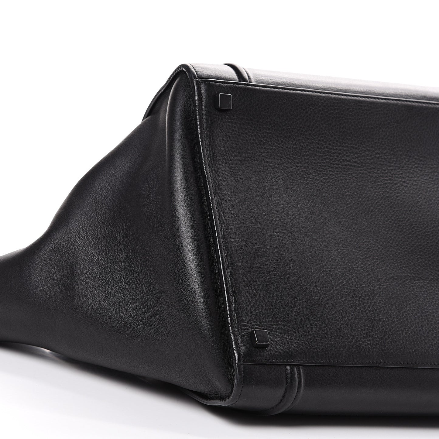Supple Calfskin Medium Phantom Luggage Black