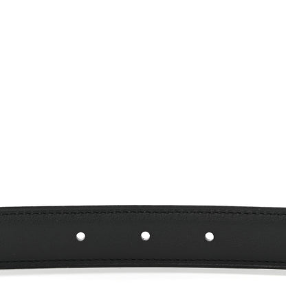 Hermes Swift Epsom 24mm Gamma Belt 80 Black Etoupe 3 of 6