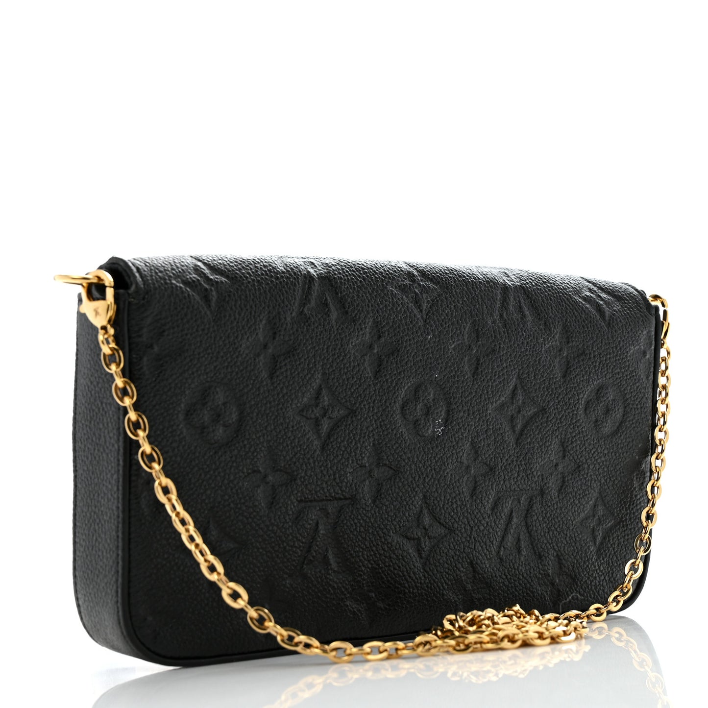 Empreinte Pochette Felicie Chain Wallet Black
