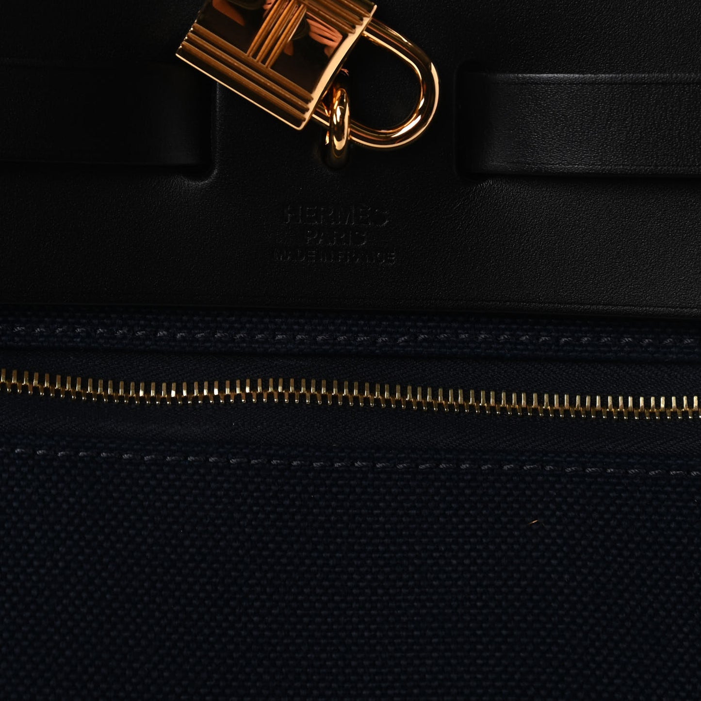 Toile Vache Hunter Herbag Zip PM 31 Bleu Marine Black