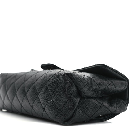 Chanel Grained Calfskin Quilted 2.55 Reissue Flap Belt Bag Clutch Black 9 of 12