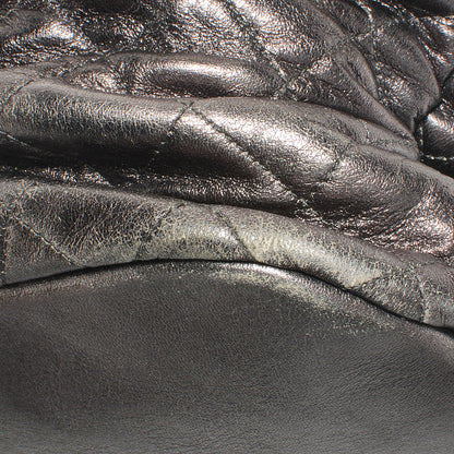 Chanel Lambskin Quilted Sharpei Flap Dark Silver 10 of 11