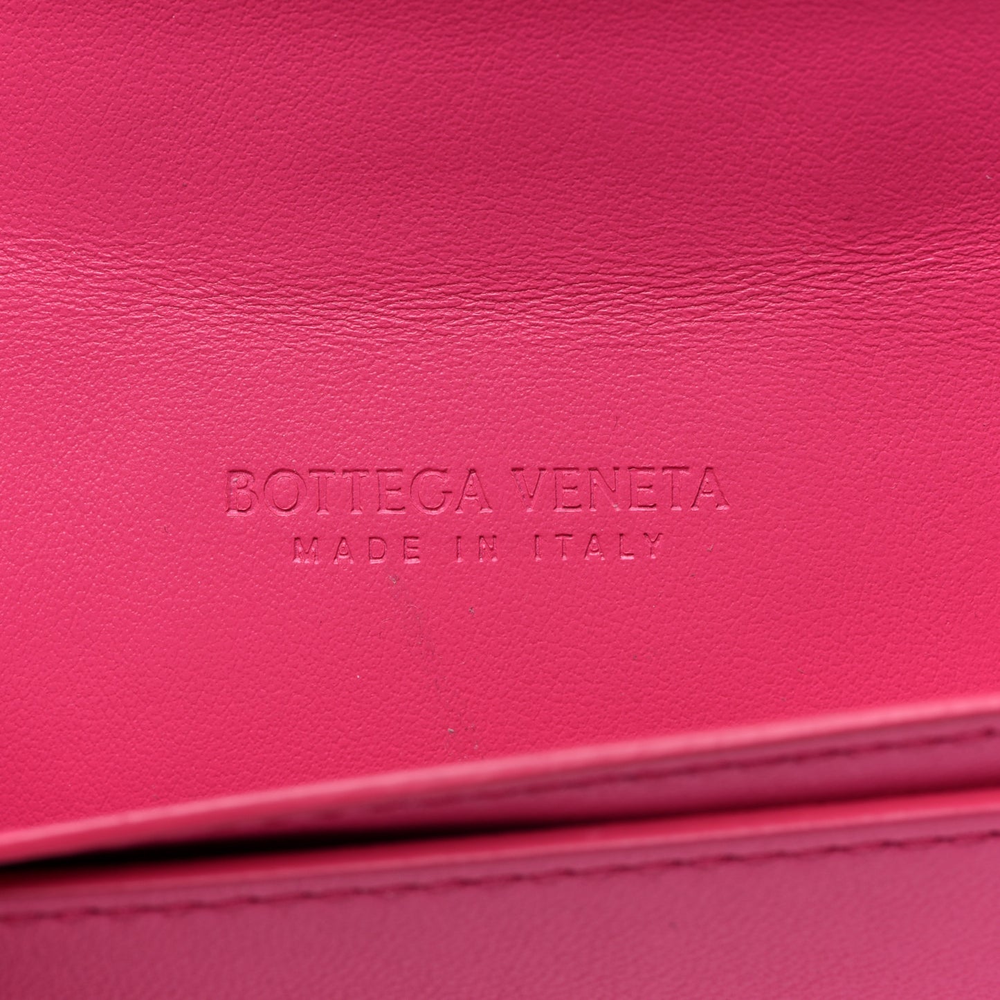 Nappa Maxi Intrecciato Card Holder Wallet Pink
