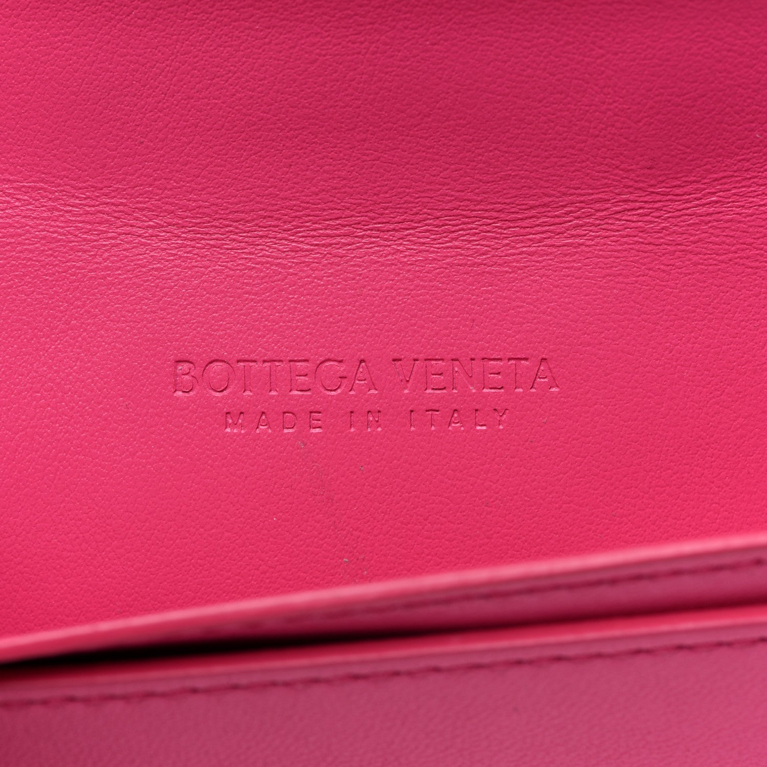 Bottega Veneta Nappa Maxi Intrecciato Card Holder Wallet Pink 7 of 7