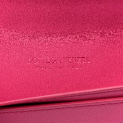 Bottega Veneta Nappa Maxi Intrecciato Card Holder Wallet Pink 7 of 7