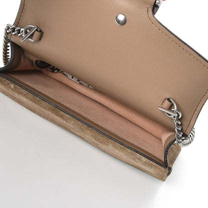 Gucci GG Supreme Monogram Super Mini Dionysus Shoulder Bag Taupe 6 of 9