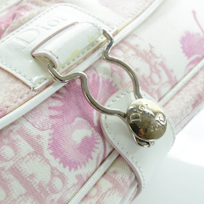 Christian Dior Canvas Monogram Floral Bowler Pink 8 of 11