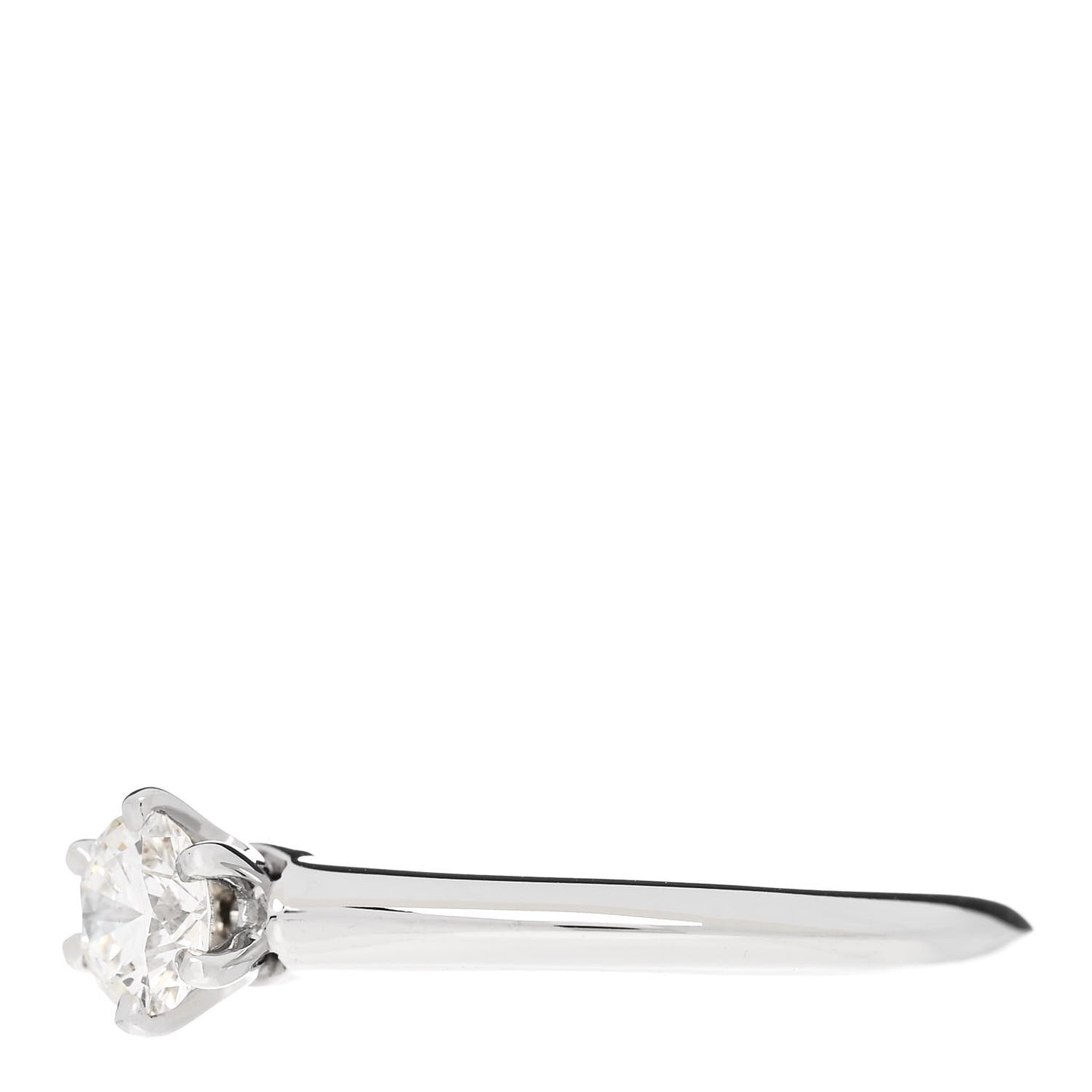 Platinum Diamond .30ct Solitaire Engagement Ring 50 5.5