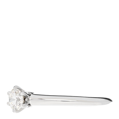 Tiffany Platinum Diamond .30ct Solitaire Engagement Ring 50 5.5 3 of 6