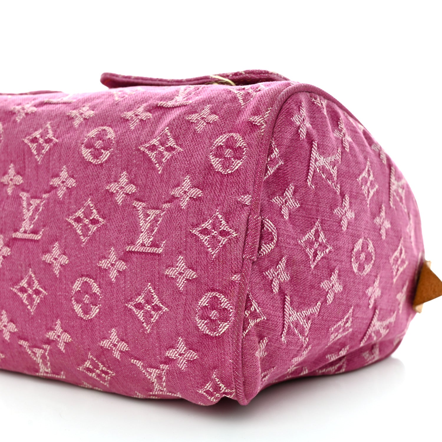 Louis Vuitton Monogram Denim Neo Speedy Fuchsia 10 of 15