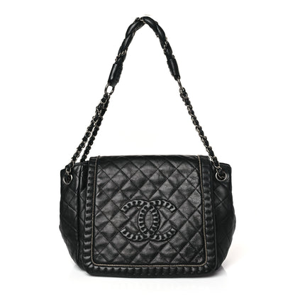 Chanel Calfskin Quilted Istanbul Accordion Flap Black 1 of 9