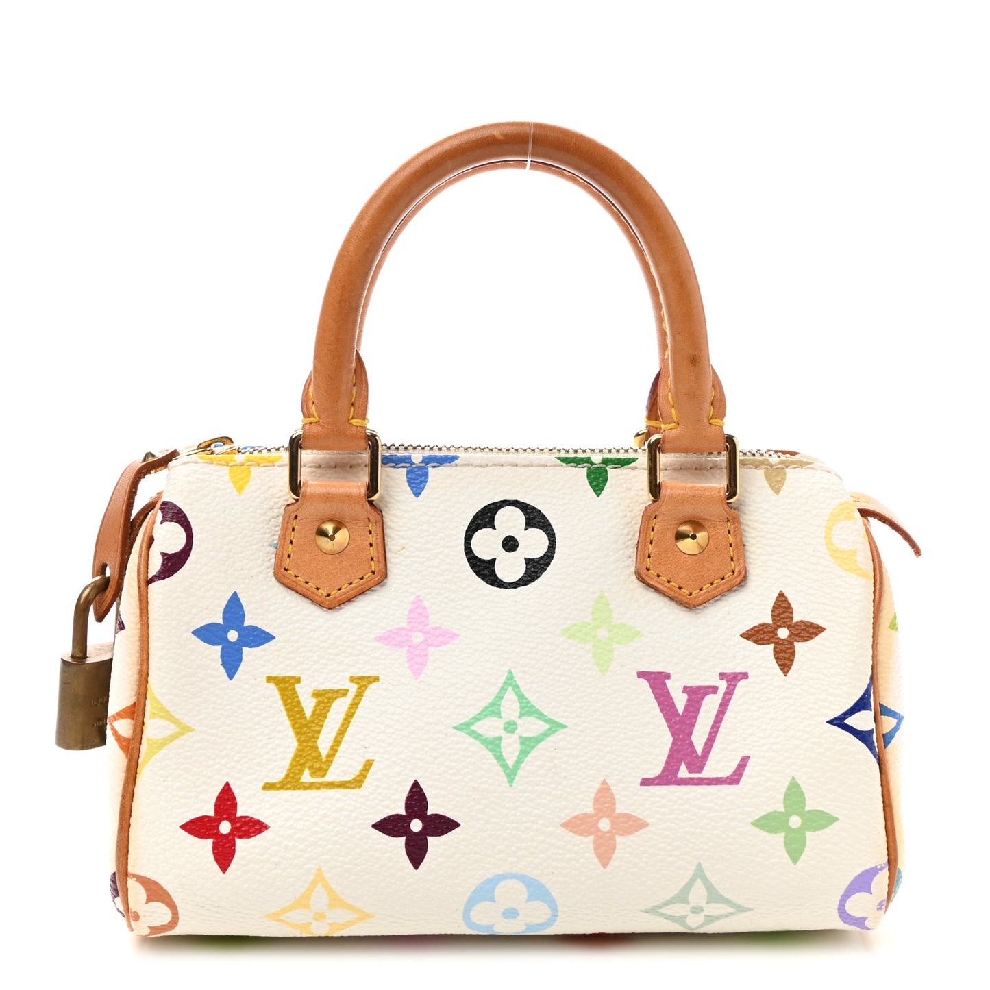 Monogram Multicolor Mini Sac HL Speedy White