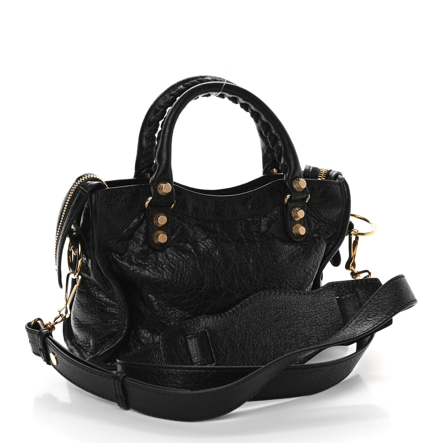 Balenciaga Agneau Giant 12 Gold Hardware Mini City Black 3 of 10