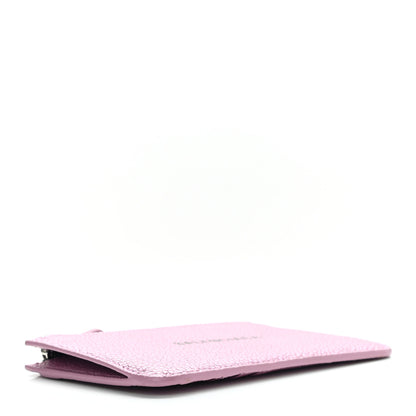 Balenciaga Metallic Grained Calfskin Logo Large Cash Long Coin Card Holder Pink Black 3 of 7