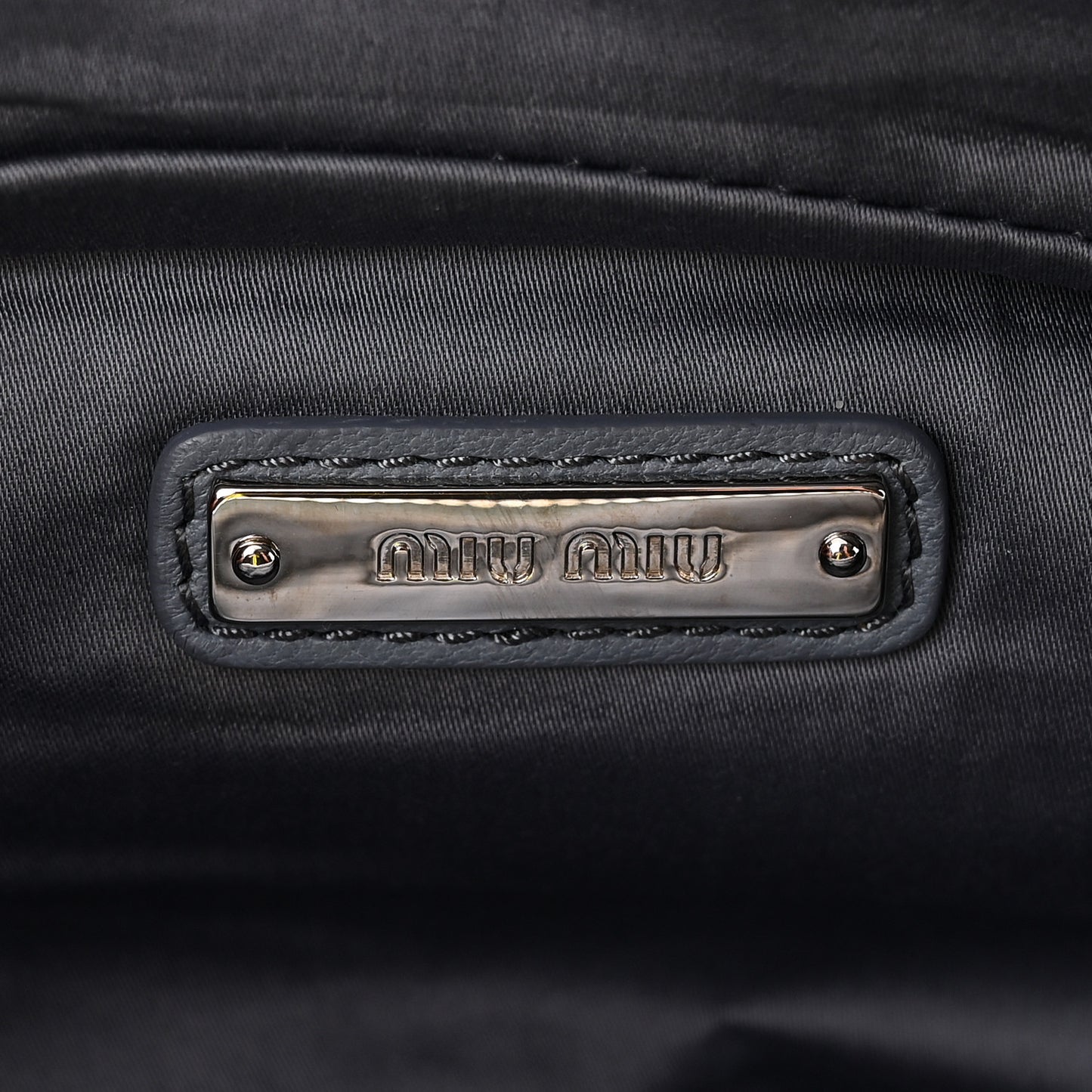 Shearling Matelasse Belt Bag Blue