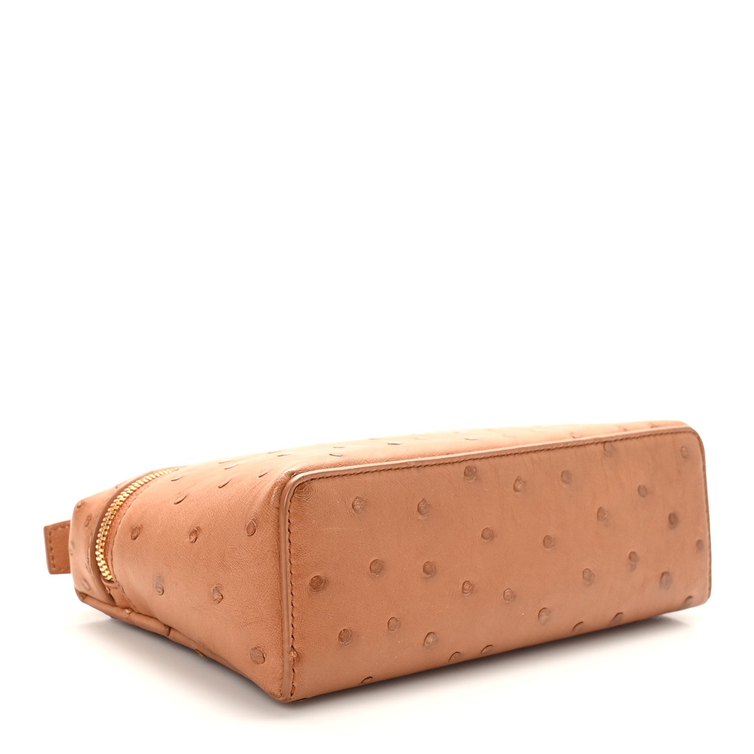 Loro Piana Ostrich L19 Extra Pocket Pouch Cognac 4 of 8
