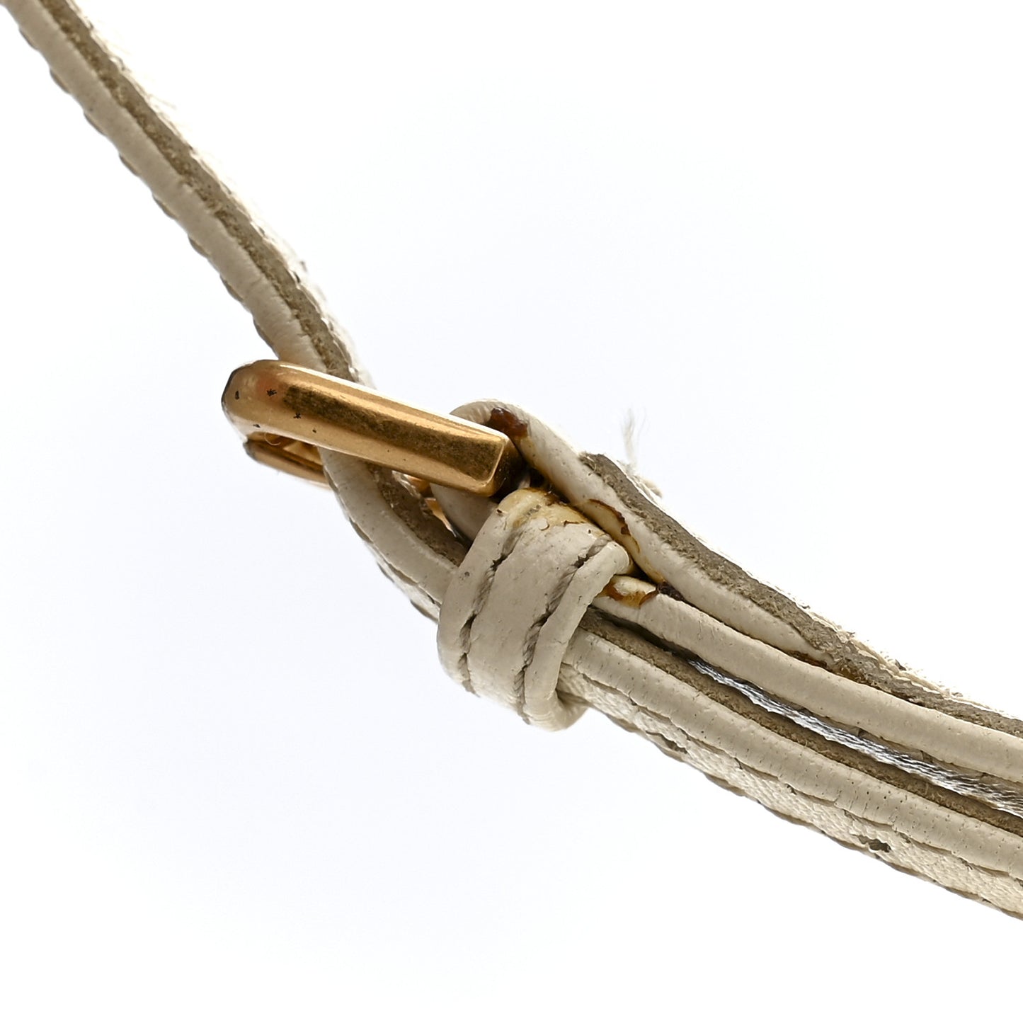 Lambskin Stretch Chain Strap 90mm Sandals 40 Sea Salt