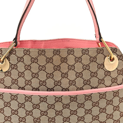 Gucci Monogram Medium Eclipse Shoulder Bag Pink 8 of 12