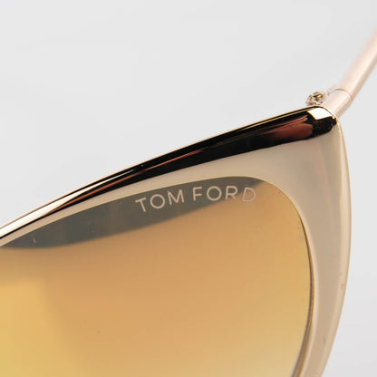 Tom Ford Nastasya Cat Eye Sunglasses TF304 Rose Gold 7 of 8