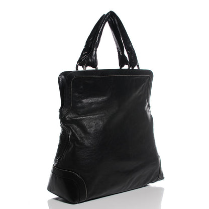 Chanel Calfskin Soho CC Shopper Tote Black 3 of 7