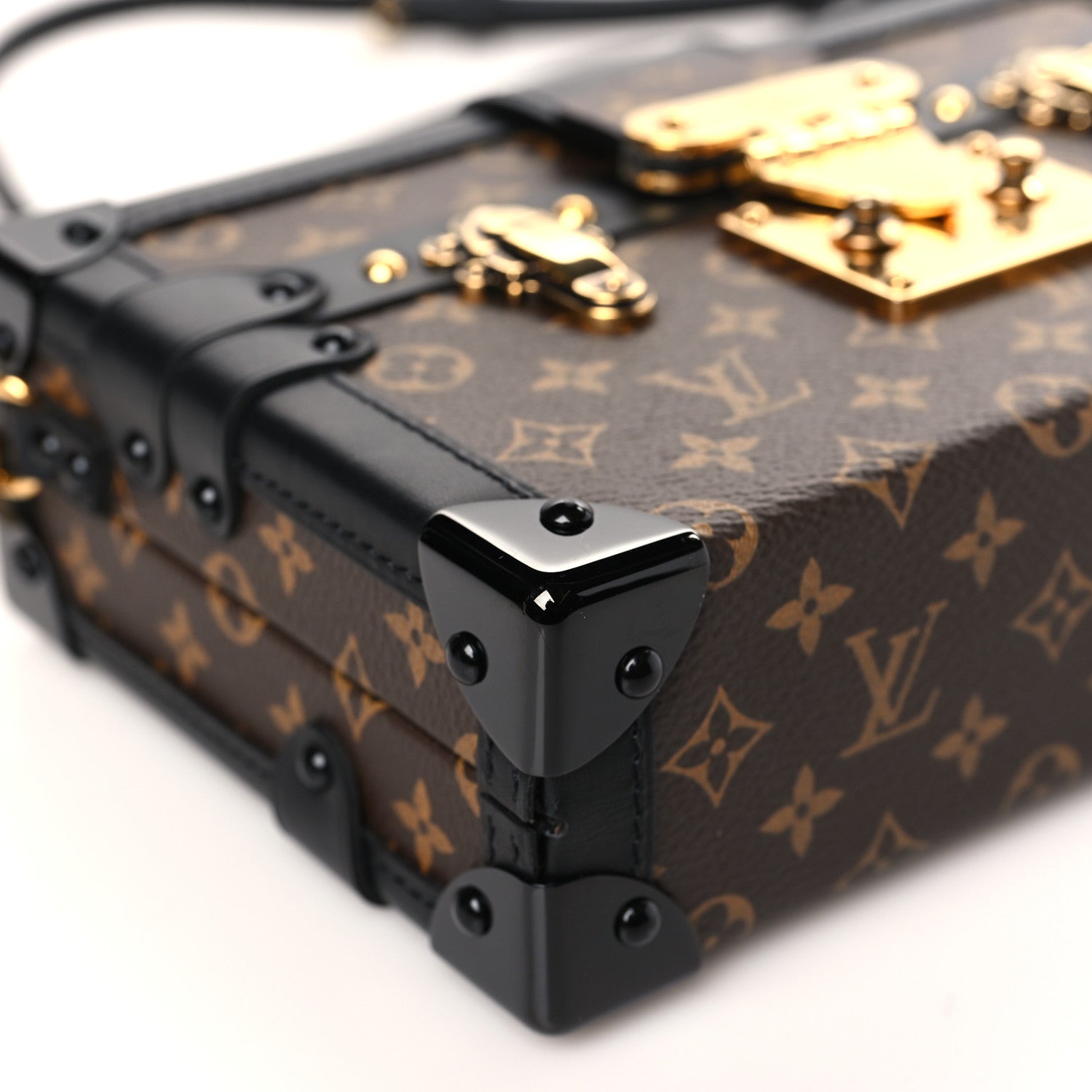 Louis Vuitton Monogram Petite Malle Black 7 of 9