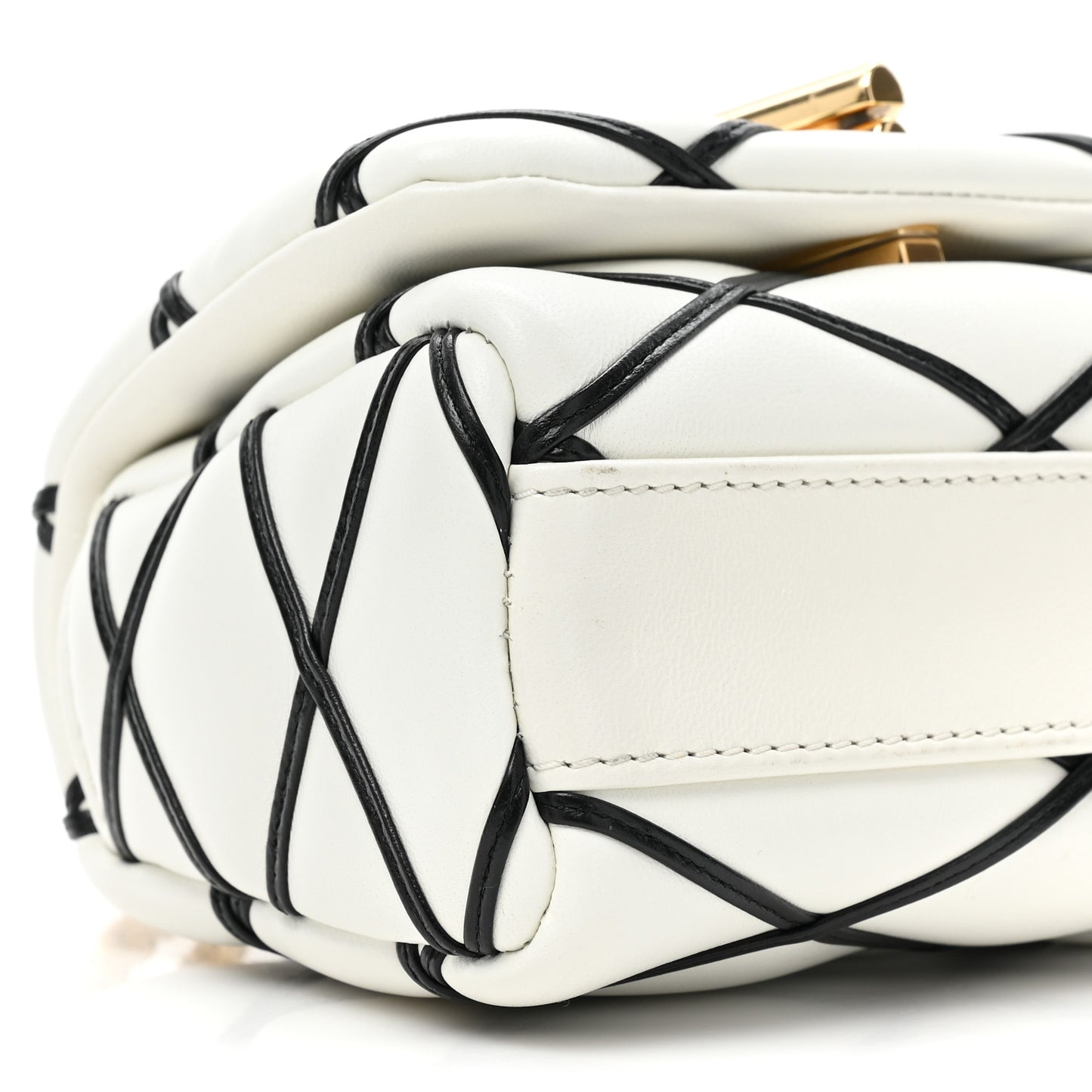 Lambskin Malletage Pico GO-14 White Black