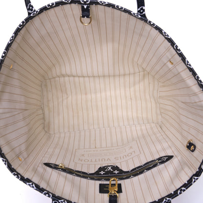 Louis Vuitton Monogram Giant Jungle Neverfull MM Ivory 4 of 6