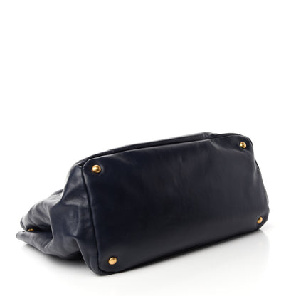 Prada Soft Calfskin Tote Baltico 4 of 10