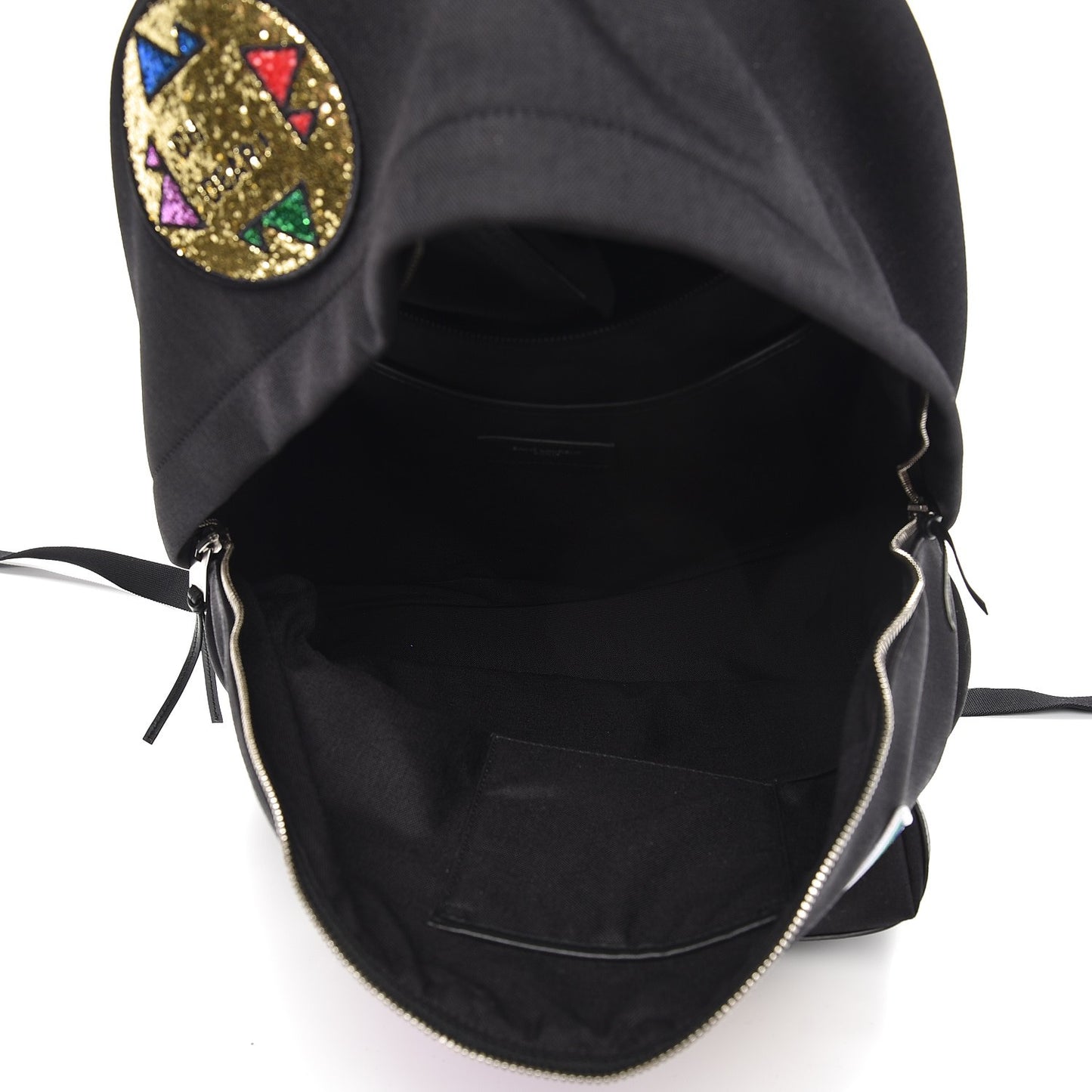 Canvas Multi Patch Hunting Backpack Black