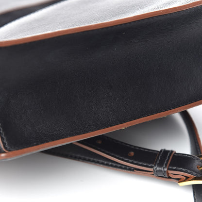 Miu Miu Goatskin Madras Soft Calf Crystal Embellished Shoulder Bag Black 14 of 16