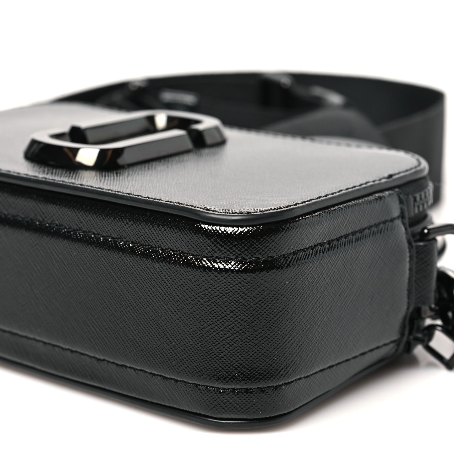 Saffiano Snapshot Camera Bag Black