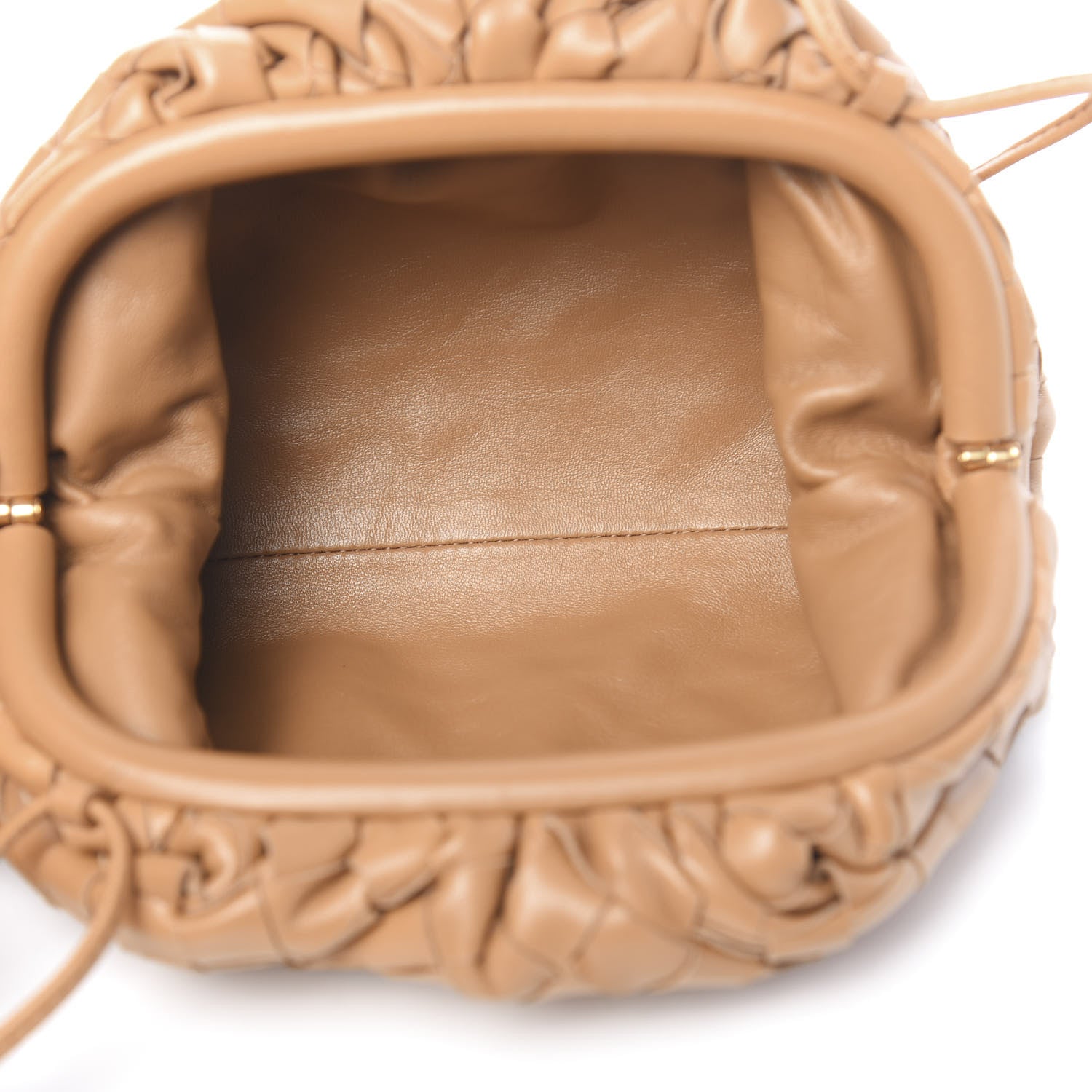 Bottega Veneta Nappa Intrecciato The Mini Pouch Carmel 5 of 11