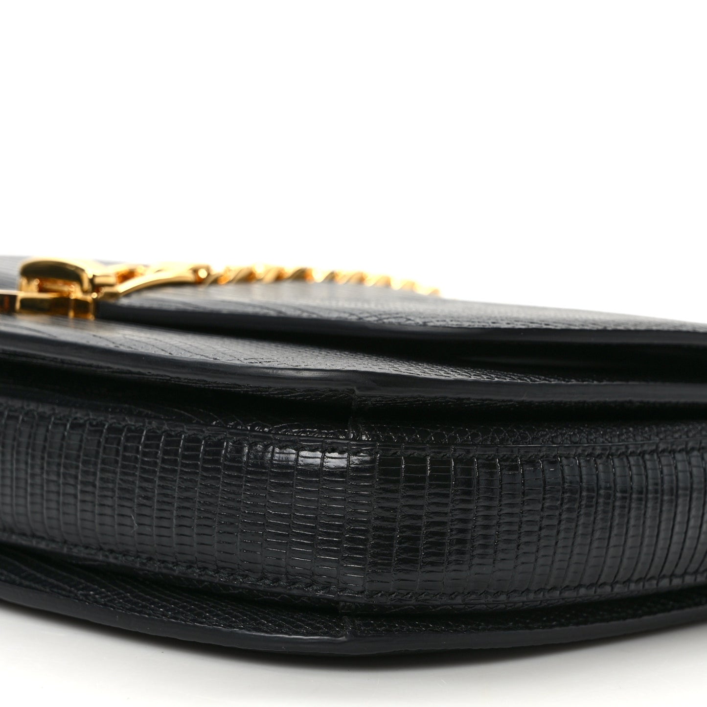 Azalea Calfskin Small Sylvie 1969 Flap Messenger Bag Black