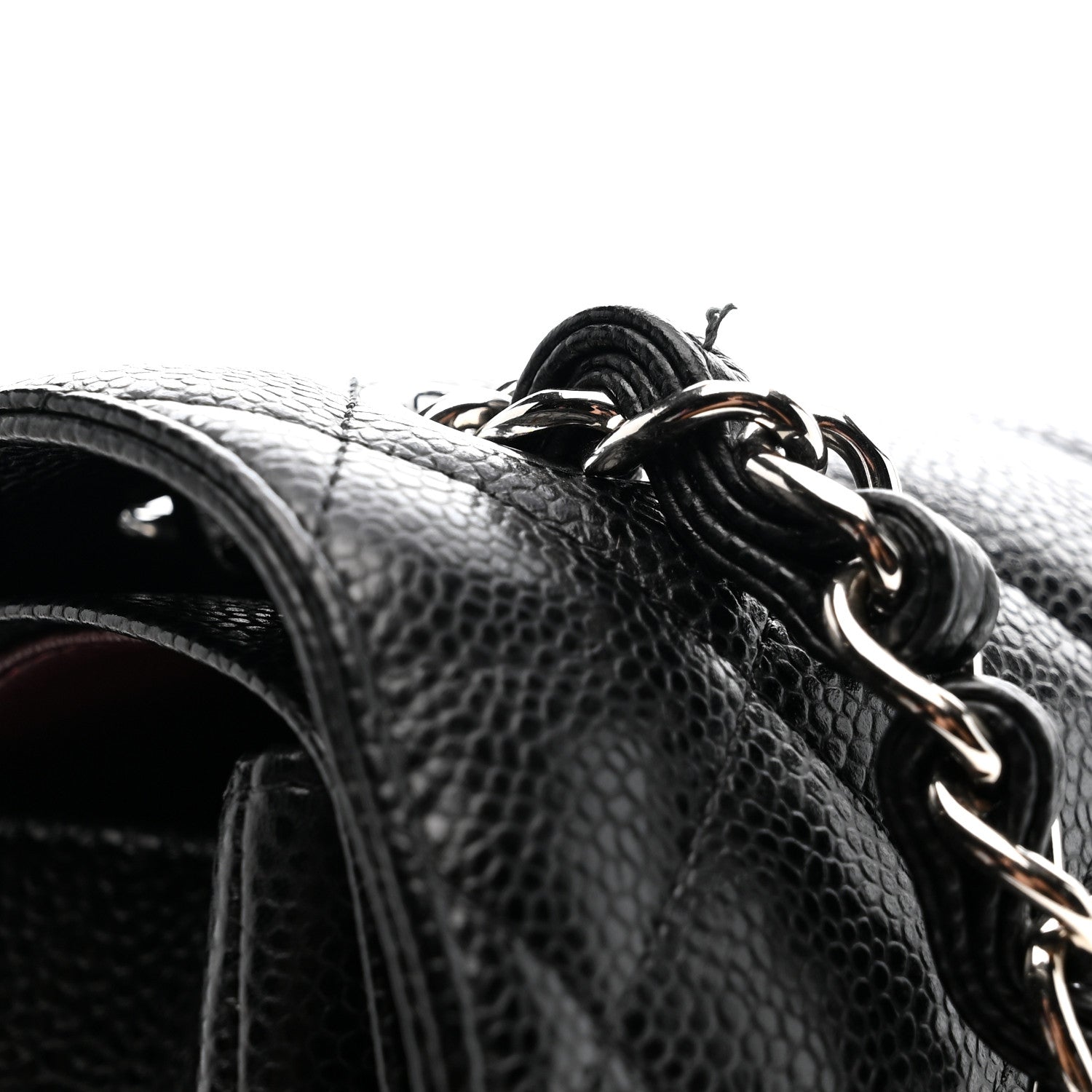 Chanel Caviar Quilted Jumbo Double Flap Black 8 of 11
