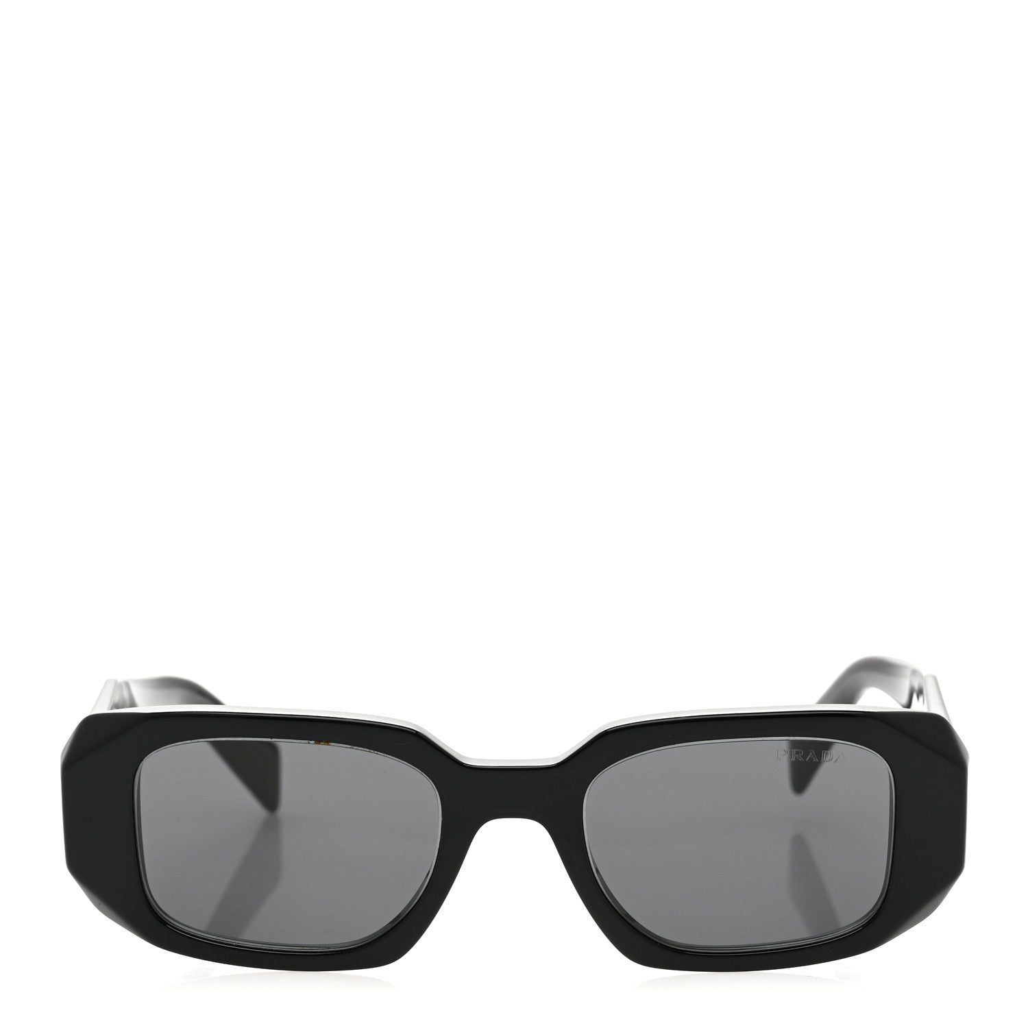 Prada Acetate Symbole Sunglasses SPR 17W Black 2 of 7