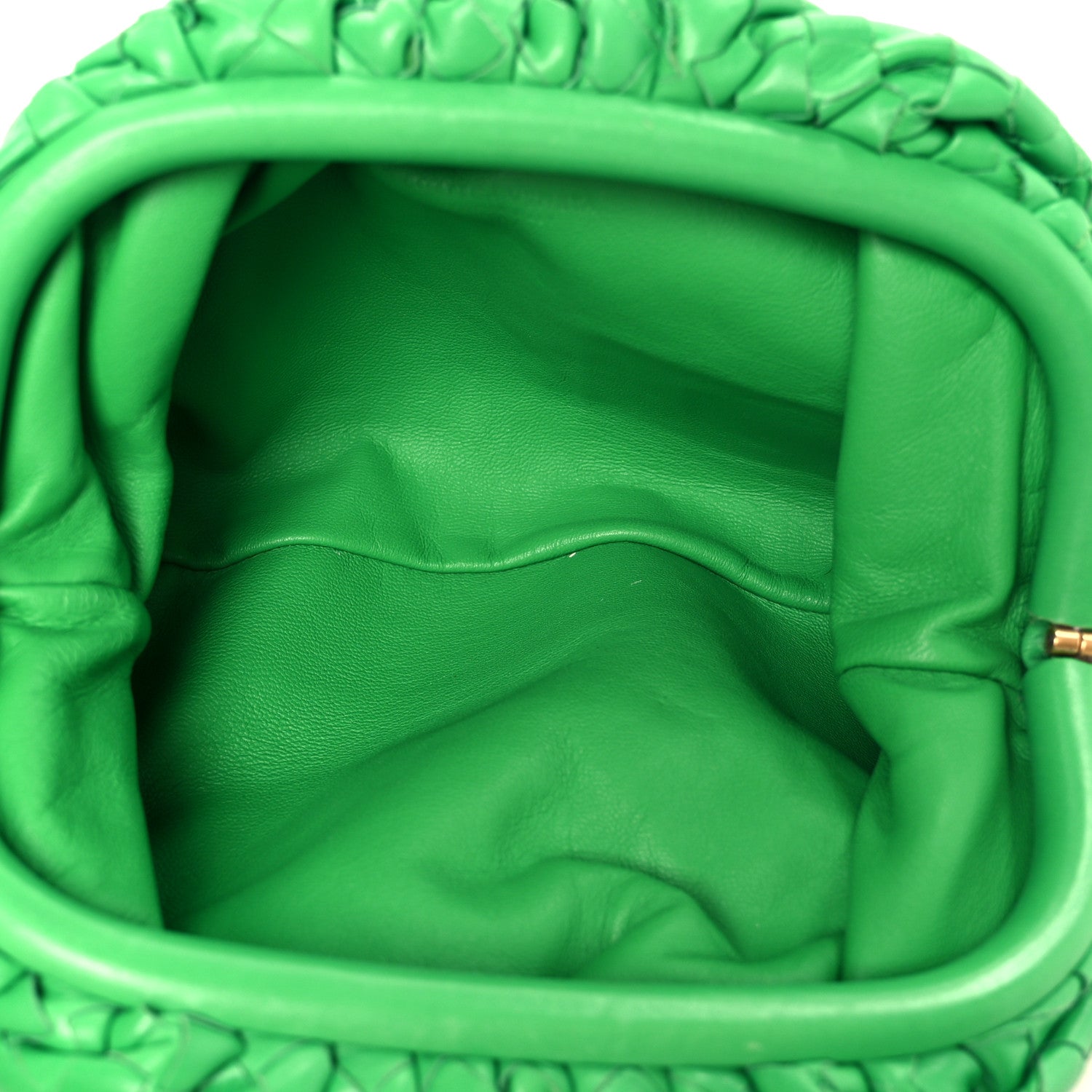 Bottega Veneta Nappa Intrecciato Teen Pouch Parakeet 5 of 11