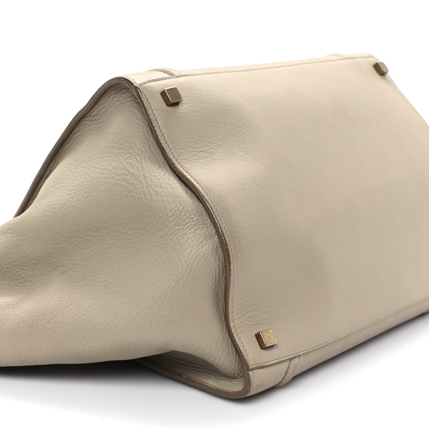 Celine Supple Calfskin Medium Phantom Luggage Beige 8 of 13