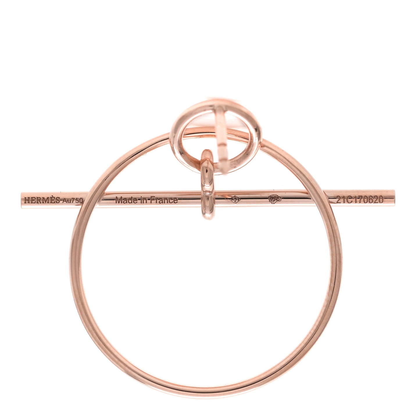 18K Rose Gold PM Loop Earrings