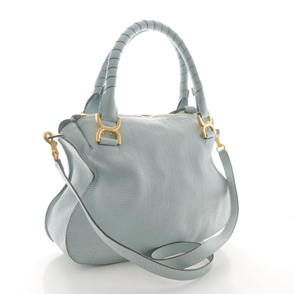 Chloe Calfskin Medium Marcie Satchel Cloudy Blue 3 of 11