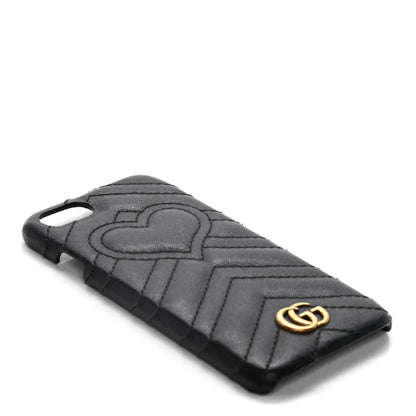 Gucci Calfskin Matelasse Marmont iPhone 7 Case Black 4 of 8