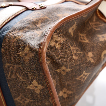 Louis Vuitton Monogram Rayures Tisse Sac GM Blue 17 of 19