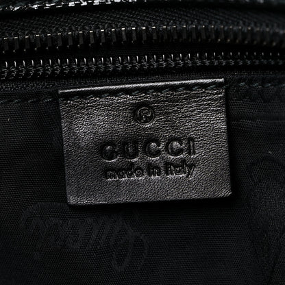 Gucci Imprime Monogram Medium Zippered Shopping Tote Black 6 of 12