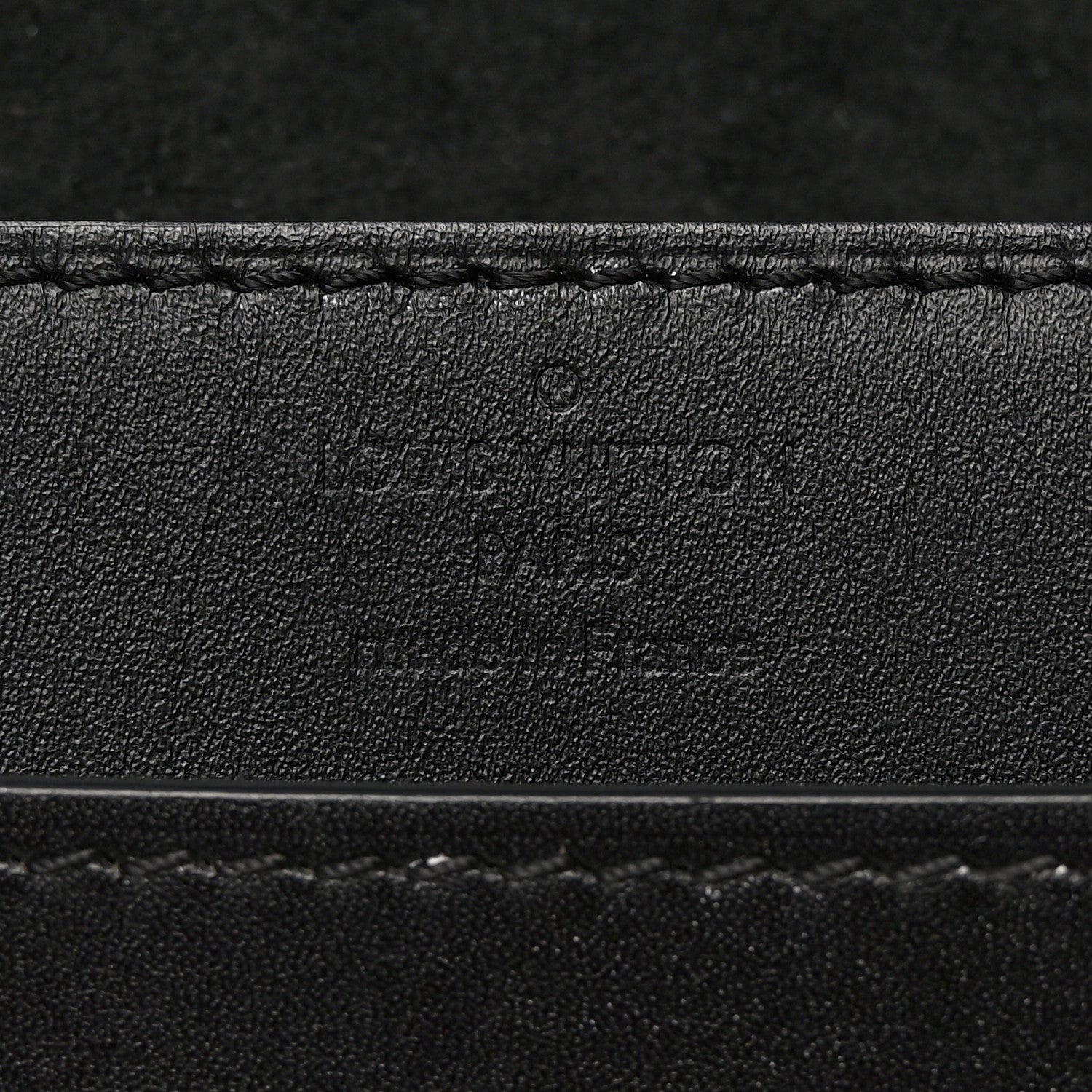 Louis Vuitton Calfskin Studded Chain Louise Black 6 of 13