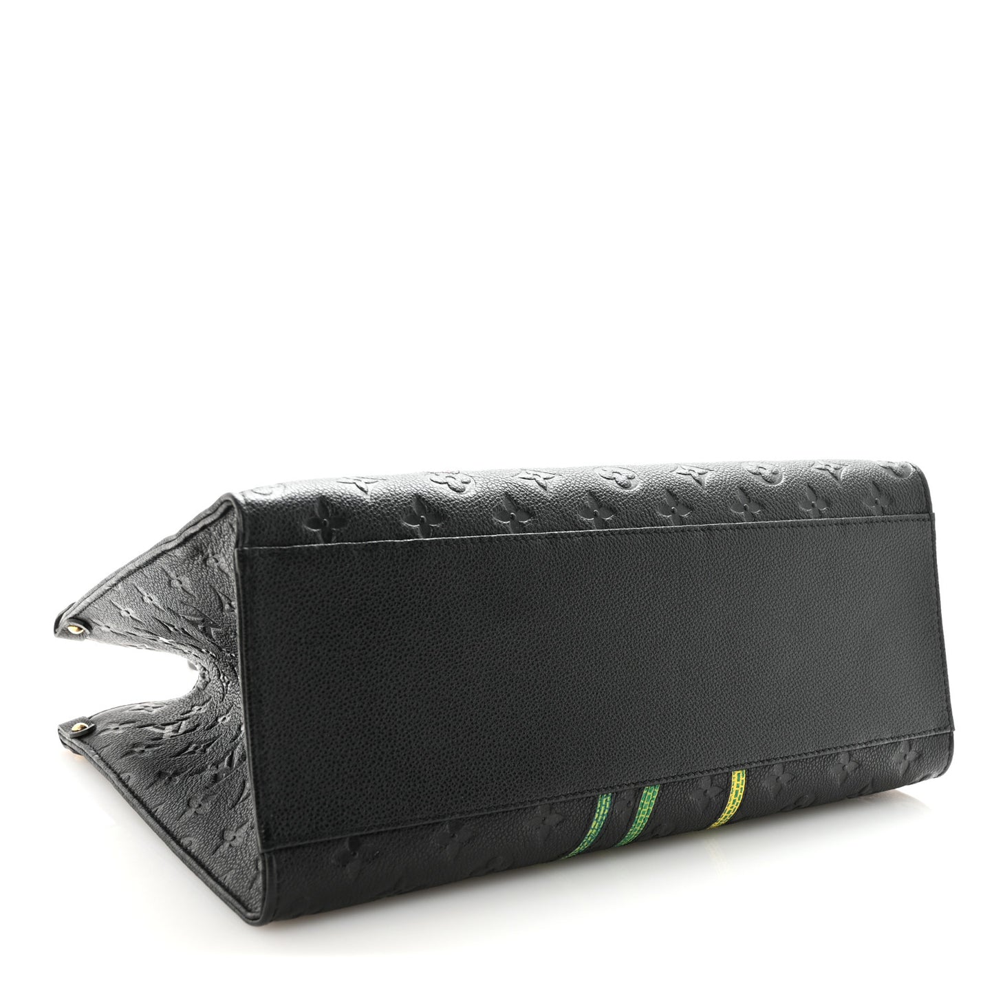 LV X YK Empreinte Inlaid Kusama Flowers Onthego MM Black