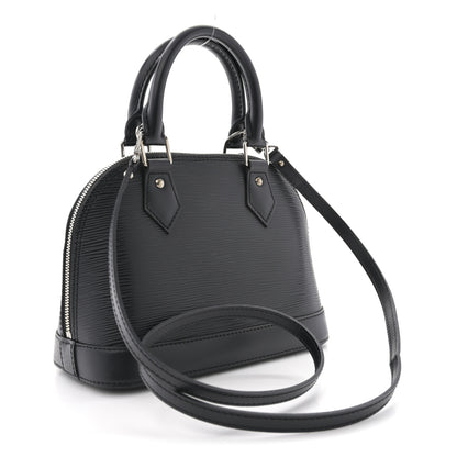 Louis Vuitton Epi Alma BB Black 3 of 10