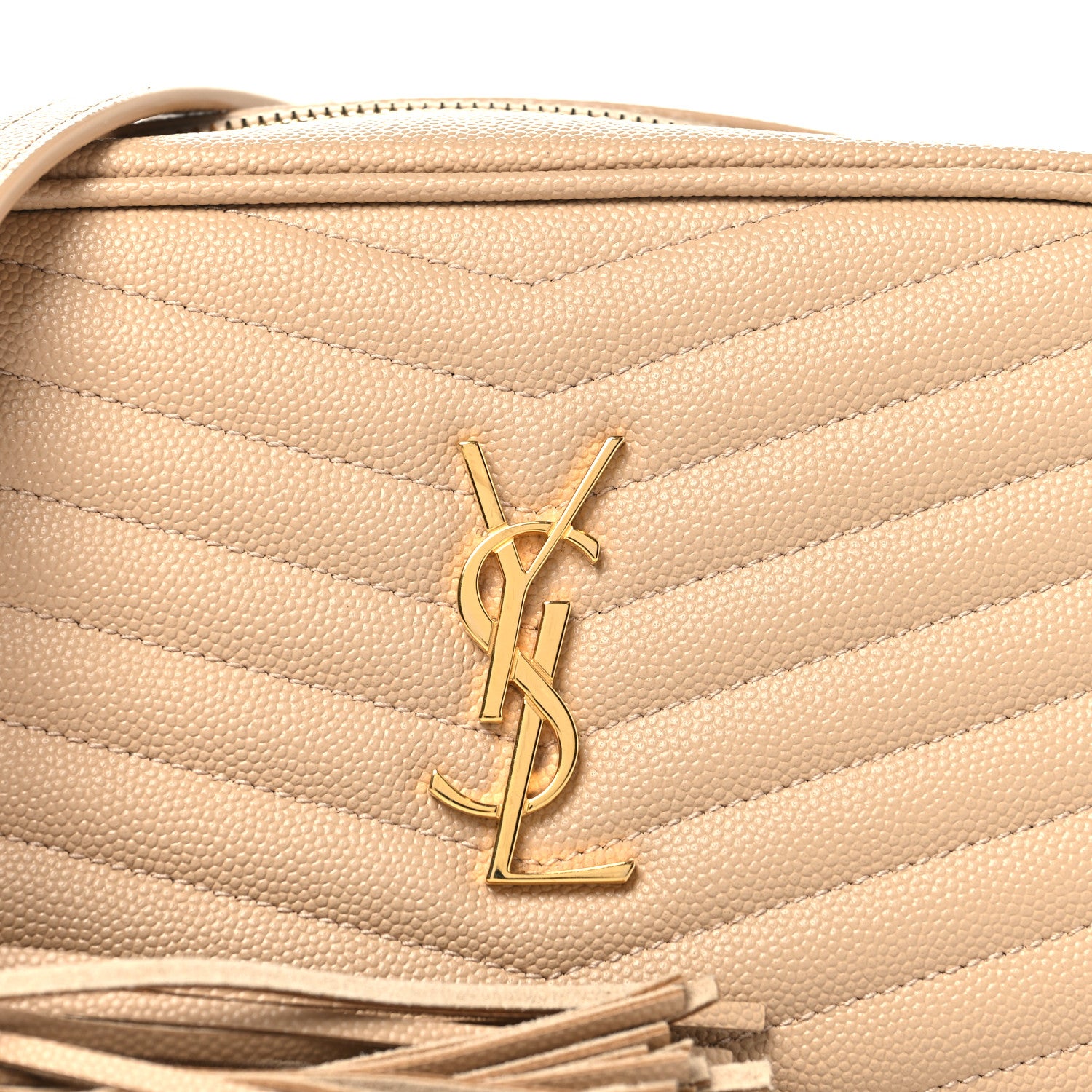 Saint Laurent Grain De Poudre Matelasse Monogram Mini Lou Camera Bag New Powder 8 of 10